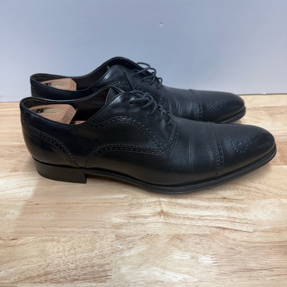 To Boot New York Black Leather Oxfords - Picture 4 of 8